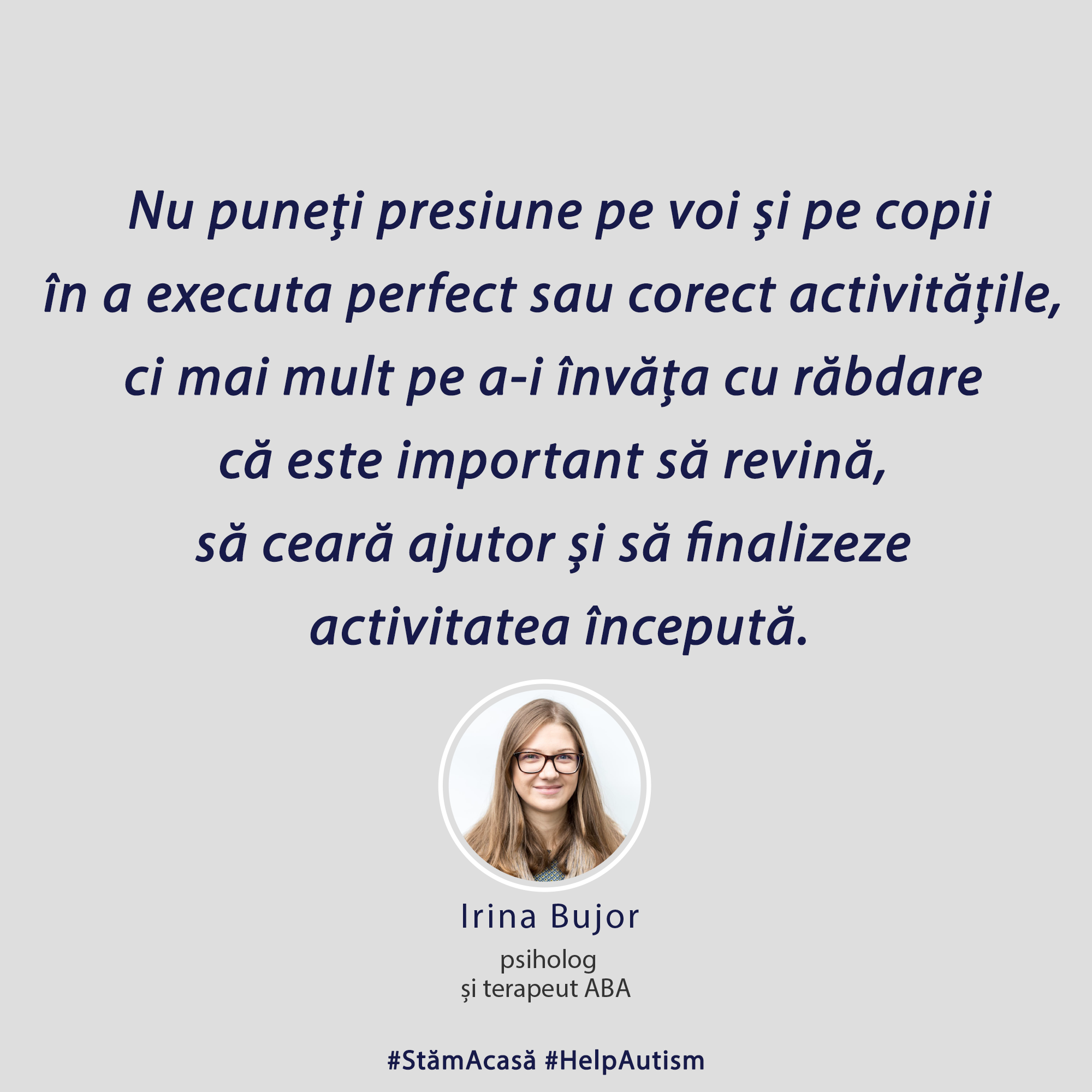 HelpAutism IrinaBujor activitati