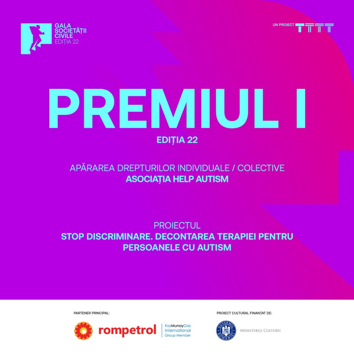 Premiul 1 Decontarea terapiei